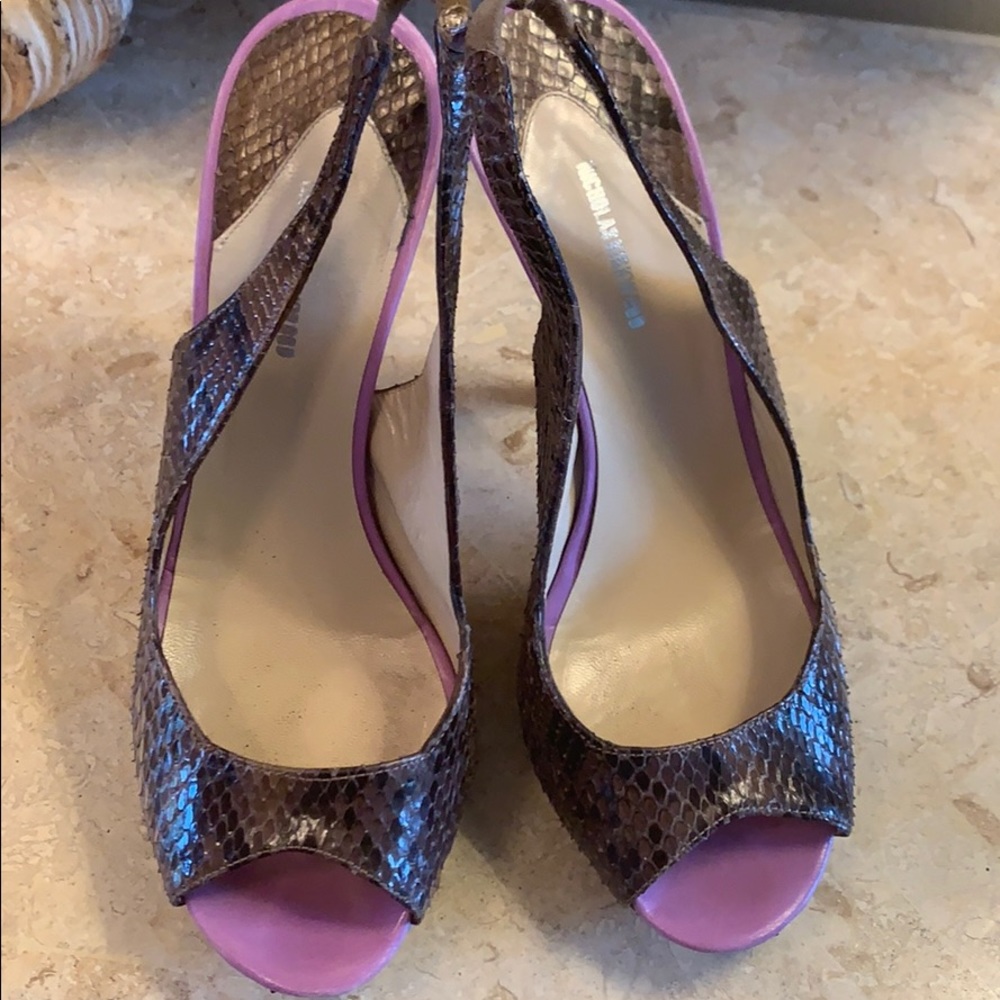 Gorgeous Nicholas Kirkwood Python Heels - image 3